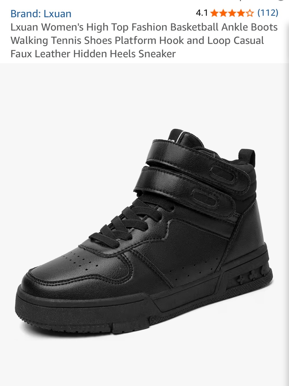 Lxuan women’s high top basketball shoes
